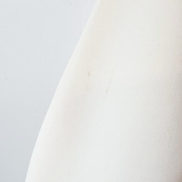 Alexis Azize Chain-Embellished Crepe Mini Dress Ivory Medium NWT - Picture 6 of 12